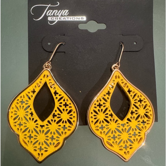 High-End Department Store Designer One of Kind Statement Earrings - Picture 3 of 4